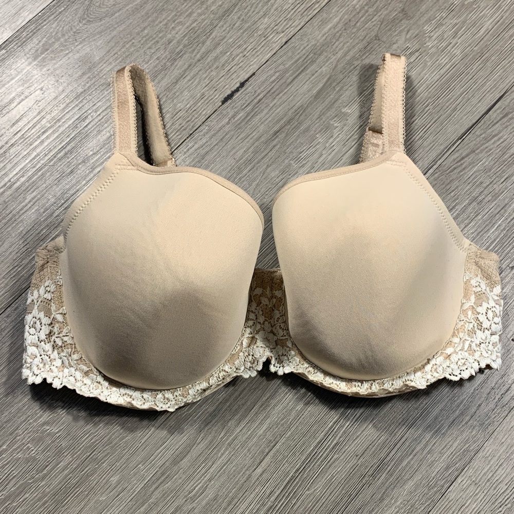 Wacoal * Embrace Lace™ T-Shirt Natural Nude Underwire Bra size 36DD